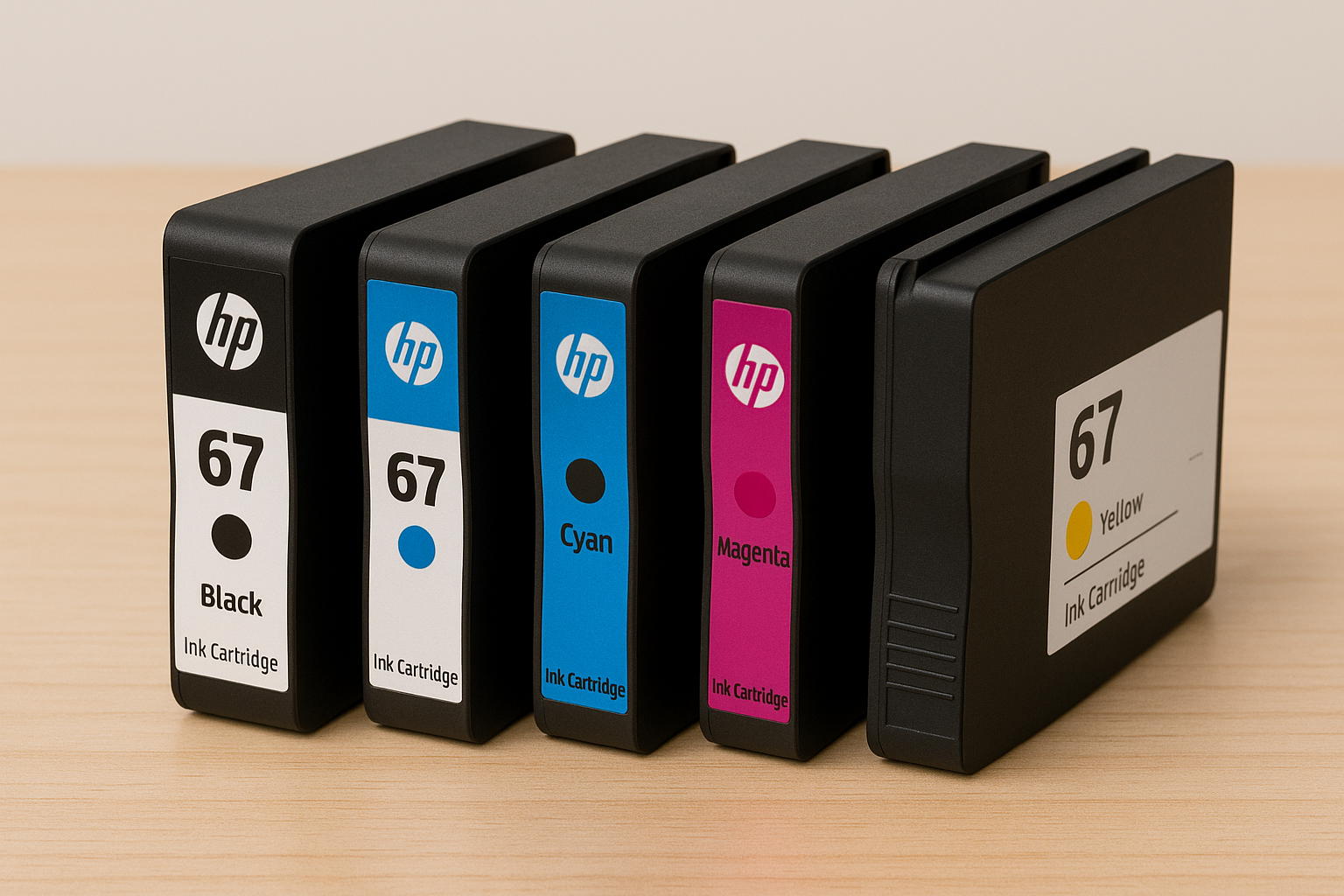 Tusze do drukarki HP — obrazek dekoracyjny