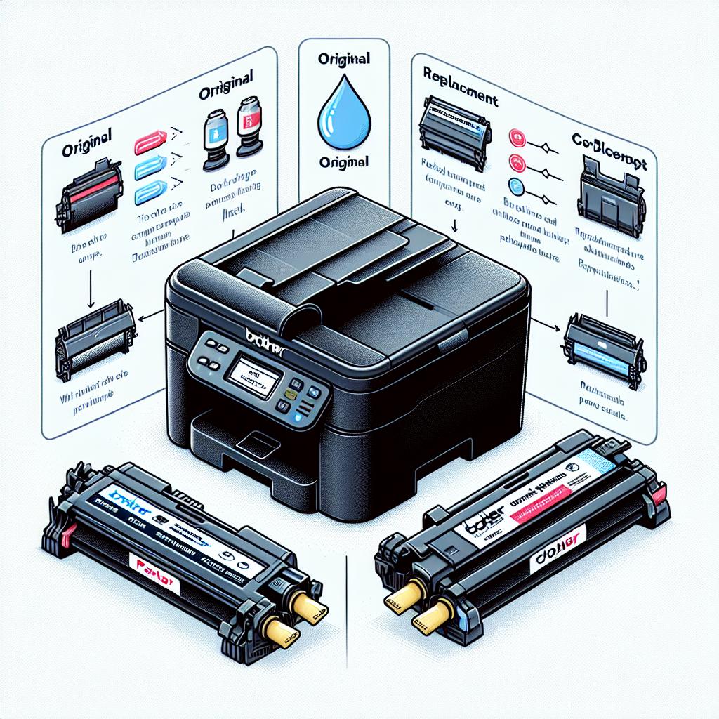 Tonery do Brother DCP-1622WE - zamienniki i oryginalne: Analiza Opłacalności i Jakości Druku